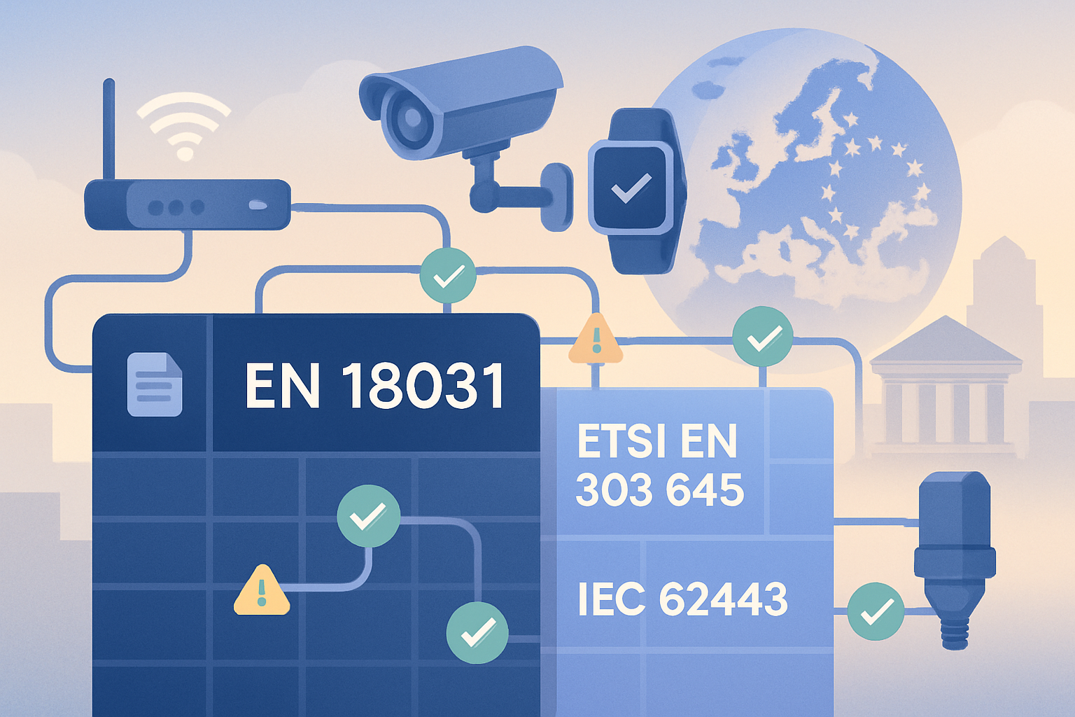 Panorama globale degli standard di cybersicurezza IoT con framework interconnessi