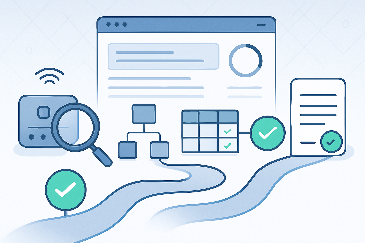 Step-by-step compliance workflow from asset identification through decision trees to Declaration of Conformity