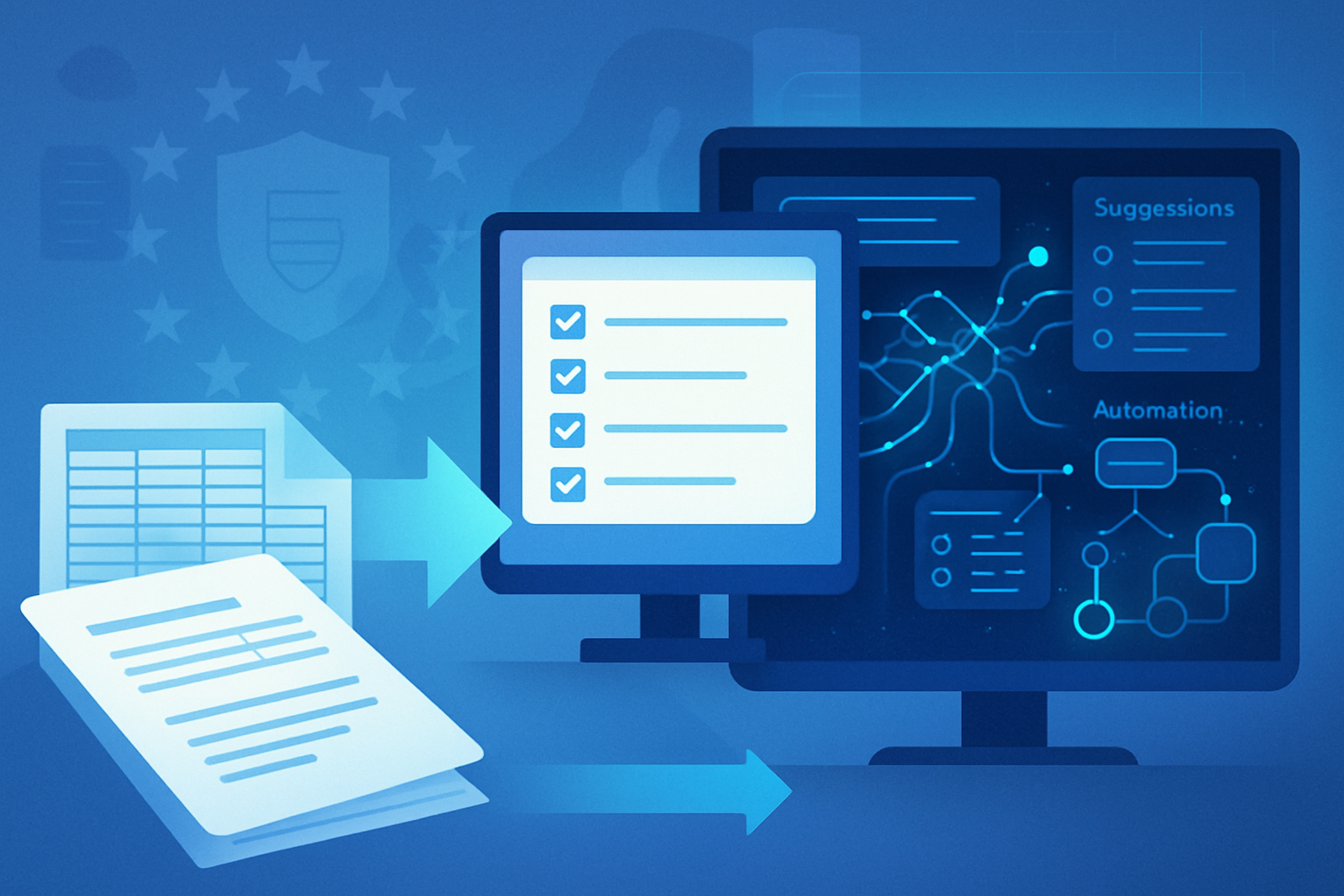 Evolution from spreadsheets to dedicated tools to AI-powered compliance platforms