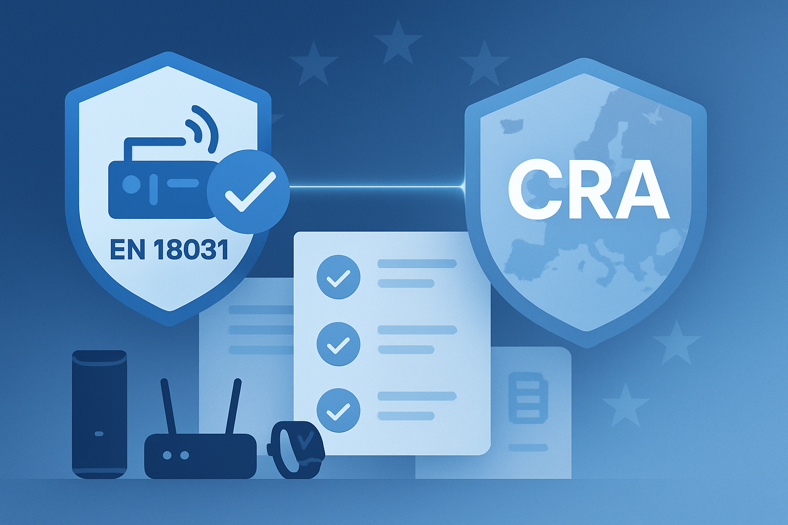 EN 18031 and the EU Cyber Resilience Act compared - two layered EU cybersecurity frameworks for connected devices